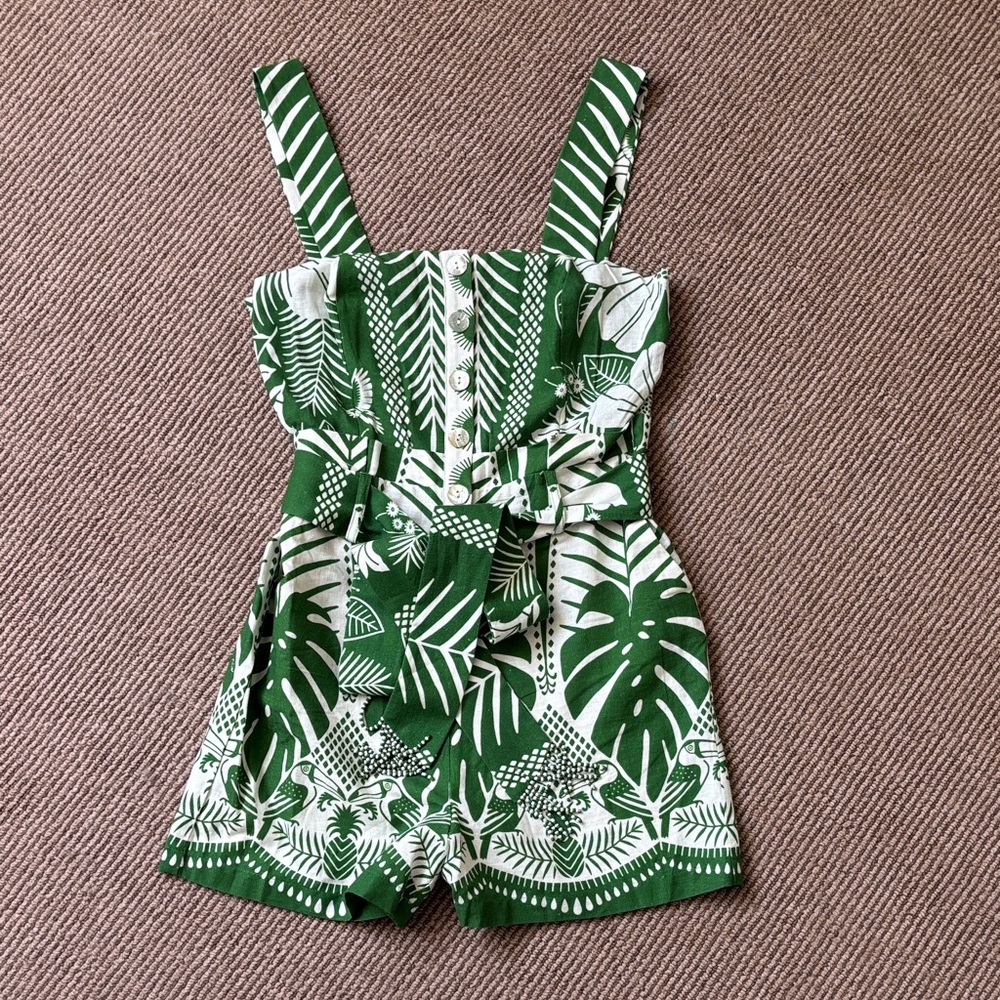 Tropical print Farm Rio women’s Romper